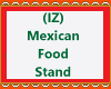 (IZ) Mexican Food Stand