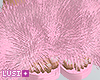 ♥ Furry Slides Pink