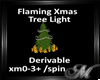 Flaming Xmas Tree Light