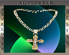 AS* Gold Crucifix M