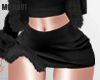 Cara Black Fur Skirt