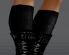 A^ Avi Leg Warmers Black