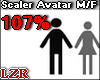 Scaler Avatar M - F 107%