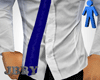 White Shirt W Blue Tie