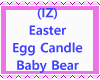 Egg Candle Baby Bear