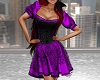 Purple Spooky Web Dress