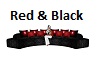 Red and Black Couch