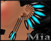 [mm]Feather Blue Earring