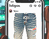 Amiri Orange Jeans