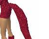 Red Glitter Tail