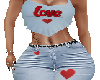 Valentines love top