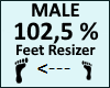 Feet Scaler 102,5% Male