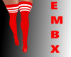 !EMBX Red Socks Sporty