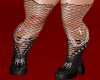 gothic chained boots &