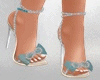Y*Liza Blue Heels