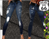 SD XL Bleach Spill Jeans