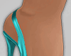 SlingBack Heels Aqua