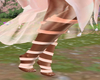 Peach Fairy Ribbon Feet