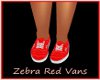 [LM] Zebra Red Vans