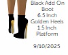 [BB] Add On Gold Heels