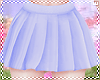 w. Pleated Blue Skirt