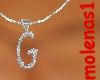 *M* Letter G Necklace M