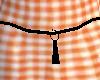 Orange Plaid Skirt