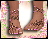 Tatted w/pedicure feet
