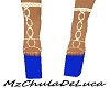 Royal Blue Chained Heels