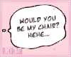 ℓ bubble be my chair