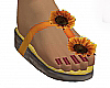 Boho Sunflower Flipflops