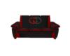  Sofa/Bed Red/Blk