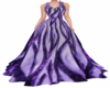 Purple Embrodery Gown