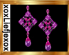 [L] Purple Pink Earrings
