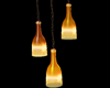 hanging bottle lamps