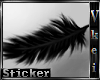 V' +Dark Little Feather+