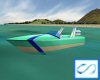 Sapphy Green Speedboat