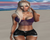 R~ Purple Lace Top