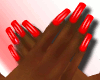 sexy red classic nails