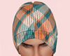 Plaid Turquose Beret Hat