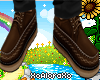 (A) Brown Loafers