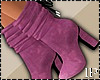 Pink Fall Autumn Boots