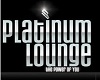 platinum lounge sign