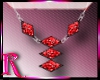 *R* Ruby Glitter Ncklace