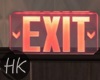 EXIT Neon Wall Sign