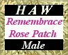 Remembrance Rose Patch M