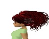 red/black beach hair