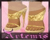 Sexy Golden Sandals