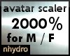 avatar scaler 2000%