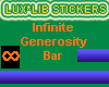 Infinite Generosity Bar